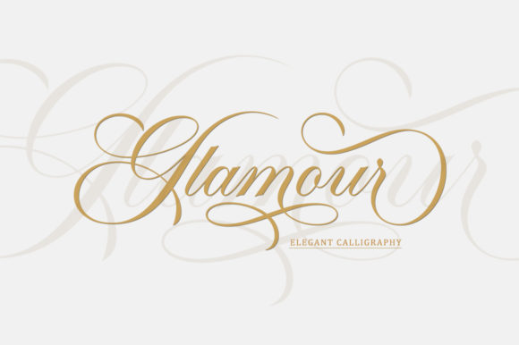 Adding Luxury to Your Designs with the Glamour Script Font