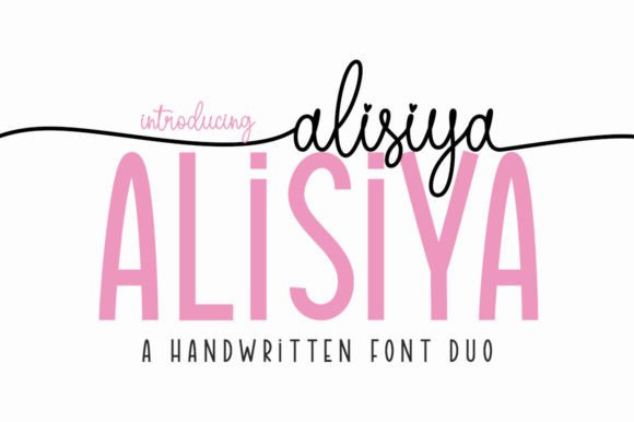 Alisiya: Elevating Design with a Luxurious Font Duo