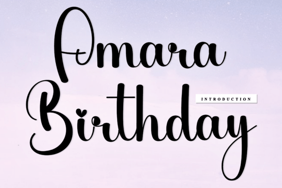 Amara Birthday: Elevate Your Brand with Artisan Typography