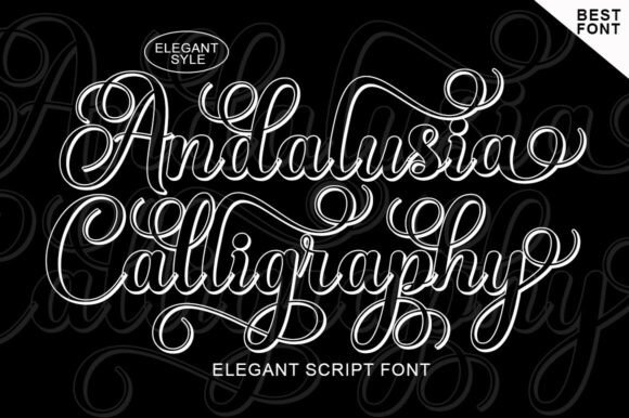 Andalusia Calligraphy: A Modern Script for Elegant Design