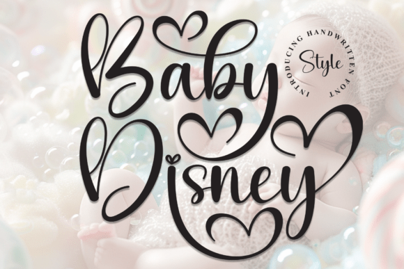 Baby Disney: A Charming Script Font for Elegant Designs