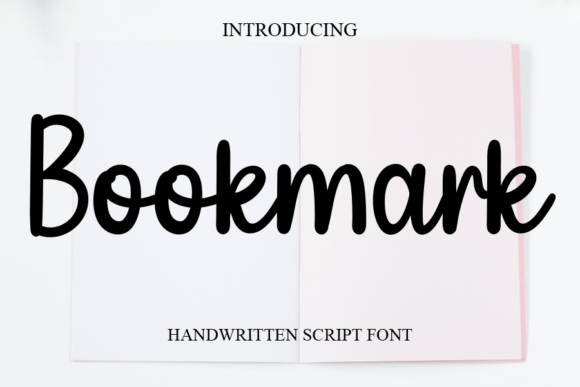 Bookmark: A Handwritten Font for Joyful Design