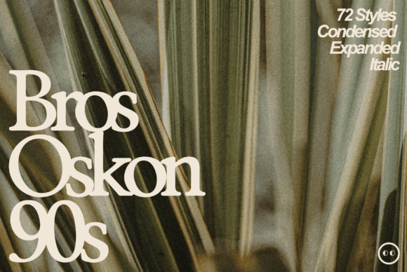 Bros Oskon 90s: A Typographic Nostalgia with Modern Edge
