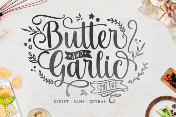 Butter and Garlic: A Handwritten Font for Elegant Design