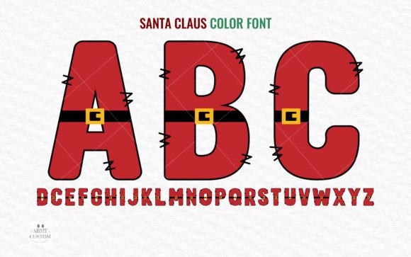 Christmas Santa: A Festive Decorative Font for Creative Projects