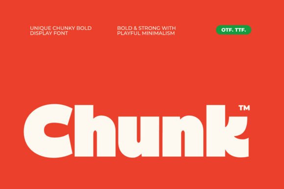 Chunk: The Bold Font for Modern Design