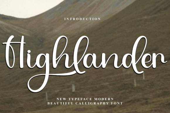 Highlander Typeface: Enchanting Typography for Festive Designs