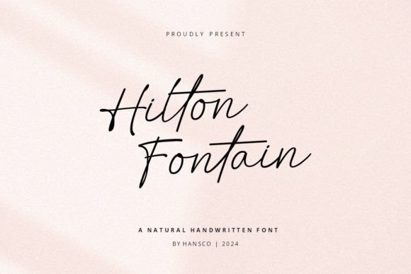 Hilton Fontain: Elevating Modern Design with Handwritten Elegance