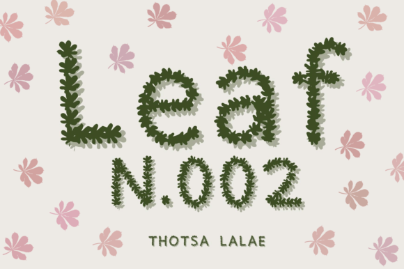 Leaf N.002: A Modern Botanical Typeface for Designers