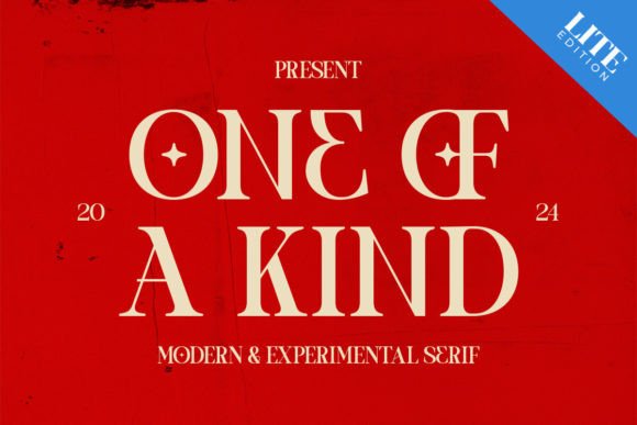 One of a Kind: A Modern Serif for Distinctive Design