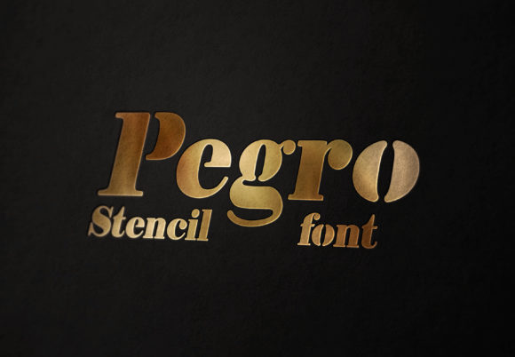 Pegro Stencil: Elevate Your Creative Projects with Bold Typography