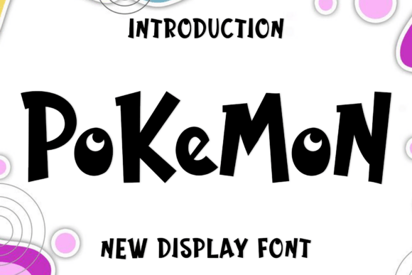 Pokemon: A Playful Font for Creative Design
