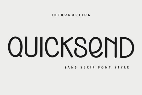 Quicksend: The Festive Typeface for Holiday Design Projects