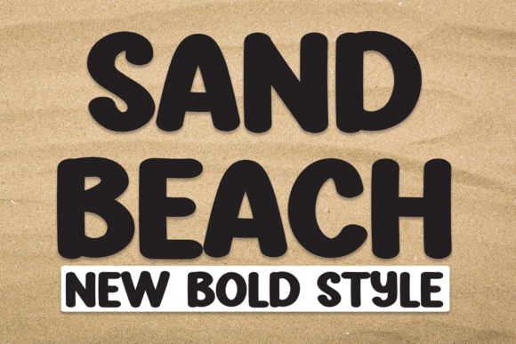 Sand Beach: The Playful Font for Modern Branding