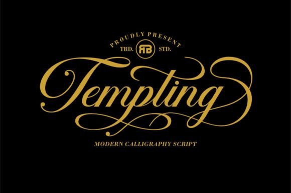 Tempting: The Dazzling Script Font for Modern Designers