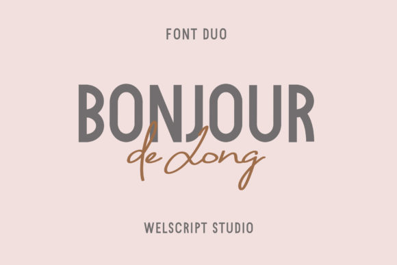 The Modern Versatility of the Bonjour De Jong Font