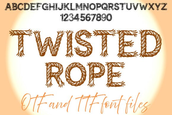 Twisted Rope: Crafting Rustic Charm in Modern Typography