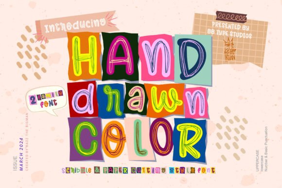 Unlocking Playful Design with Hand Drawn Color Typography